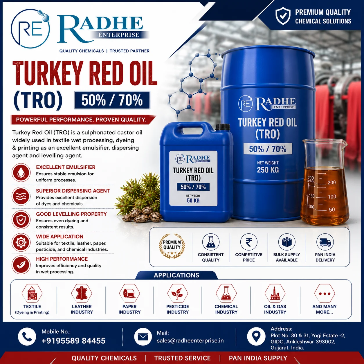 Turkey Red Oil 70%