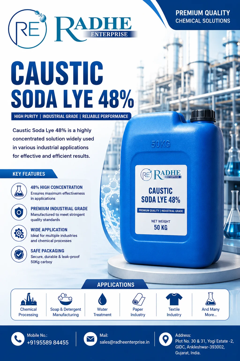 Caustic Soda Lye 48%